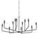Norman 12 Light Chandelier in Forged Iron (67|F9242-FOR)