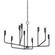 Norman Nine Light Chandelier in Forged Iron (67|F9232-FOR)