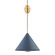 Fontana One Light Pendant in Patina Brass/Slate Blue (67|F7618-PBR/SBL) Fontana One Light Pendant in Patina Brass/Slate Blue (67|F7618-PBR/SBL)