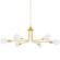 Blakely Six Light Chandelier in Aged Brass (428|H774806-AGB)