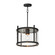 Belfry One Light Semi-Flush/Pendant in Black (16|30061CLBK)