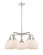 Ballston Urban Five Light Chandelier in Polished Nickel (405|916-5CR-PN-G71)