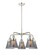 Ballston Urban Five Light Chandelier in Polished Nickel (405|916-5CR-PN-G63)