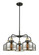 Ballston Urban Five Light Chandelier in Black Antique Brass (405|916-5CR-BAB-G78)