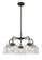 Ballston Urban Five Light Chandelier in Black Antique Brass (405|916-5CR-BAB-G74)