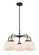 Ballston Urban Five Light Chandelier in Black Antique Brass (405|916-5CR-BAB-G71)