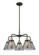 Ballston Urban Five Light Chandelier in Black Antique Brass (405|916-5CR-BAB-G43)