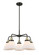 Ballston Urban Five Light Chandelier in Black Antique Brass (405|916-5CR-BAB-G41)