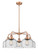 Ballston Urban Five Light Chandelier in Antique Copper (405|916-5CR-AC-G74)