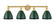 Edison Four Light Bath Vanity in Satin Gold (405|616-4W-SG-MBD-75-GR)