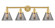 Edison Four Light Bath Vanity in Satin Gold (405|616-4W-SG-G43)