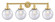 Edison Four Light Bath Vanity in Satin Gold (405|616-4W-SG-G204-8)