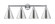 Edison Four Light Bath Vanity in Polished Chrome (405|616-4W-PC-MBC-8-PC)