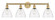 Edison Four Light Bath Vanity in Brushed Brass (405|616-4W-BB-GBD-752)