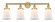 Edison Four Light Bath Vanity in Brushed Brass (405|616-4W-BB-G181)