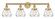 Edison Four Light Bath Vanity in Brushed Brass (405|616-4W-BB-G172)