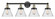 Edison Four Light Bath Vanity in Black Antique Brass (405|616-4W-BAB-G44)