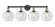 Edison Four Light Bath Vanity in Black Antique Brass (405|616-4W-BAB-G124-8)
