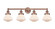 Edison Four Light Bath Vanity in Antique Copper (405|616-4W-AC-G321)