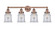 Edison Four Light Bath Vanity in Antique Copper (405|616-4W-AC-G182)