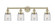 Edison Four Light Bath Vanity in Antique Brass (405|616-4W-AB-G52)