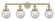 Edison Four Light Bath Vanity in Antique Brass (405|616-4W-AB-G204-6)