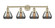 Edison Four Light Bath Vanity in Antique Brass (405|616-4W-AB-G173)