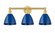 Edison Three Light Bath Vanity in Satin Gold (405|616-3W-SG-MBD-75-BL)