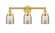 Edison Three Light Bath Vanity in Satin Gold (405|616-3W-SG-G58)