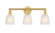 Edison Three Light Bath Vanity in Satin Gold (405|616-3W-SG-G441)