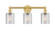 Edison Three Light Bath Vanity in Satin Gold (405|616-3W-SG-G112)