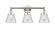 Edison Three Light Bath Vanity in Polished Nickel (405|616-3W-PN-G62)