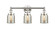 Edison Three Light Bath Vanity in Polished Nickel (405|616-3W-PN-G58)