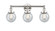 Edison Three Light Bath Vanity in Polished Nickel (405|616-3W-PN-G204-6)