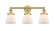 Edison Three Light Bath Vanity in Brushed Brass (405|616-3W-BB-G61)
