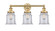Edison Three Light Bath Vanity in Brushed Brass (405|616-3W-BB-G182)