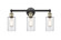 Edison Three Light Bath Vanity in Black Antique Brass (405|616-3W-BAB-G802)