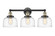 Edison Three Light Bath Vanity in Black Antique Brass (405|616-3W-BAB-G713)