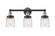 Edison Three Light Bath Vanity in Black Antique Brass (405|616-3W-BAB-G513)
