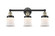 Edison Three Light Bath Vanity in Black Antique Brass (405|616-3W-BAB-G181S)