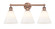 Edison Three Light Bath Vanity in Antique Copper (405|616-3W-AC-GBC-81)