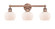 Edison Three Light Bath Vanity in Antique Copper (405|616-3W-AC-G91)