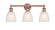 Edison Three Light Bath Vanity in Antique Copper (405|616-3W-AC-G381)
