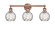 Edison Three Light Bath Vanity in Antique Copper (405|616-3W-AC-G1215-6)
