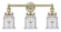 Edison Three Light Bath Vanity in Antique Brass (405|616-3W-AB-G184)