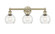 Edison Three Light Bath Vanity in Antique Brass (405|616-3W-AB-G124-6)