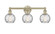 Edison Three Light Bath Vanity in Antique Brass (405|616-3W-AB-G1215-6)