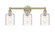 Edison Three Light Bath Vanity in Antique Brass (405|616-3W-AB-G1113)