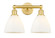 Edison Two Light Bath Vanity in Satin Gold (405|616-2W-SG-GBD-751)