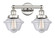 Edison Two Light Bath Vanity in Polished Nickel (405|616-2W-PN-G532)